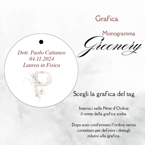 momenti unici inviti grafica tag tondo laurea per scatolina confetti