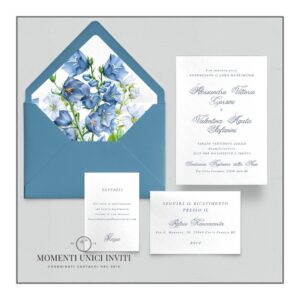 promozione partecipazioni matrimonio suite completa con 5 pezzi