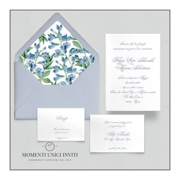Imperdibile Promozione partecipazioni matrimonio mod. Asteria