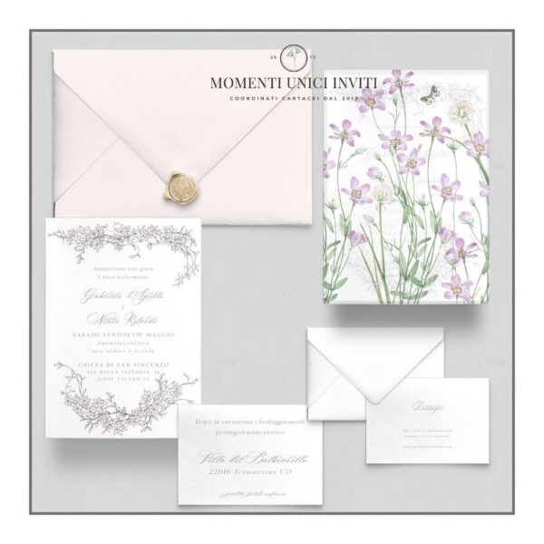 Imperdibile Promozione partecipazioni matrimonio mod. atena