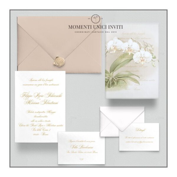 Imperdibile Promozione partecipazioni matrimonio mod. aura