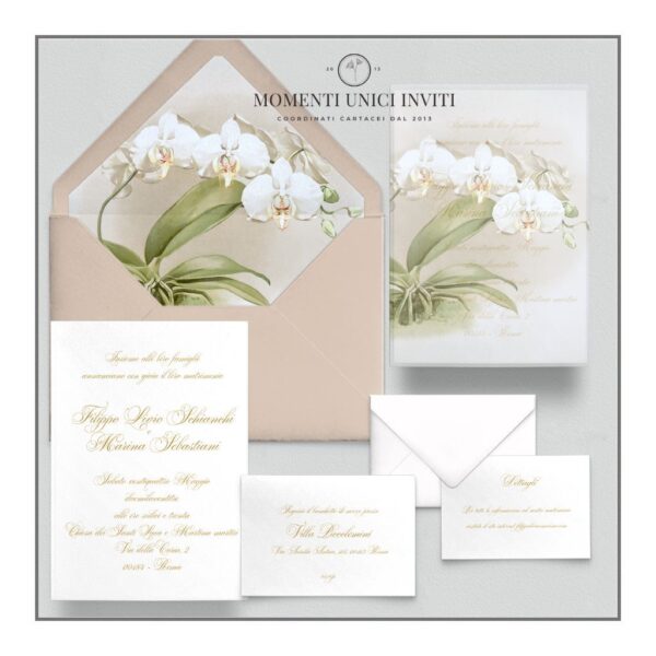 Imperdibile Promozione partecipazioni matrimonio mod. aura