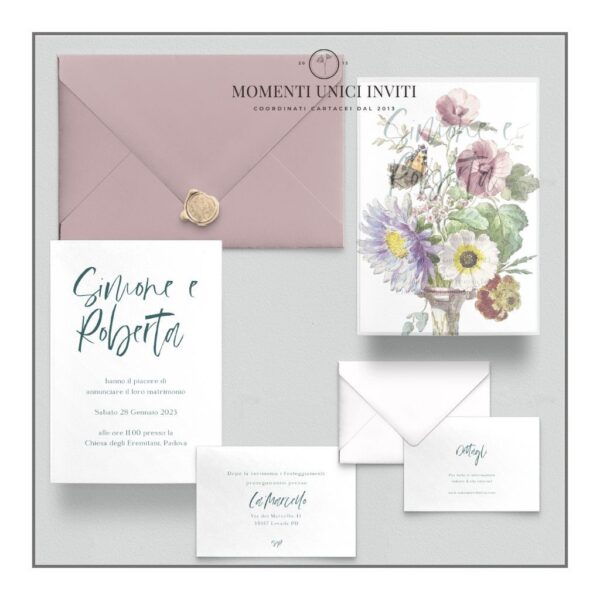 Imperdibile Promozione partecipazioni matrimonio mod. cassiopea