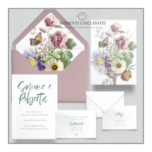 Imperdibile Promozione partecipazioni matrimonio mod. cassiopea
