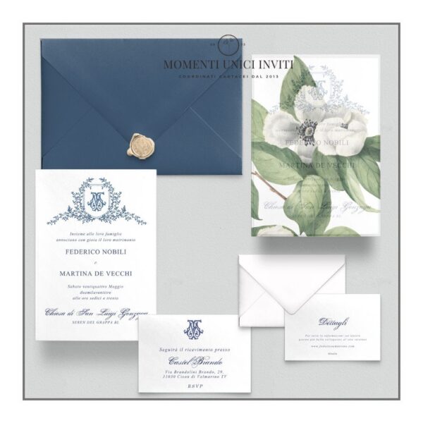 Imperdibile Promozione partecipazioni matrimonio mod. ellide