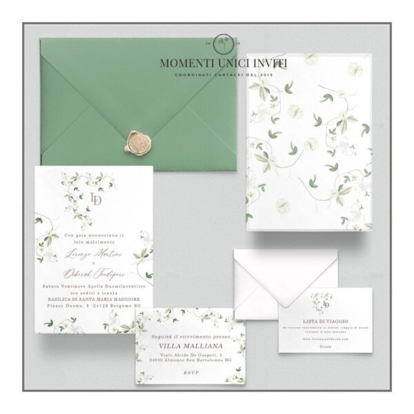 Imperdibile Promozione partecipazioni matrimonio mod. eugenia