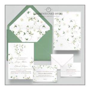 Imperdibile Promozione partecipazioni matrimonio mod. eugenia