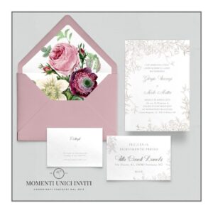 Imperdibile Promozione partecipazioni matrimonio mod. leda