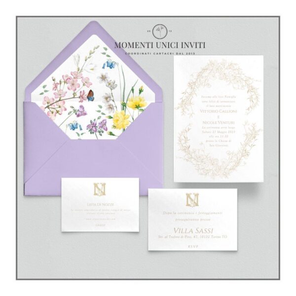 Imperdibile Promozione partecipazioni matrimonio mod. maia