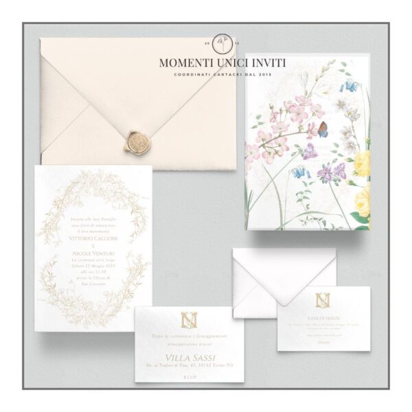 Imperdibile Promozione partecipazioni matrimonio mod. maia