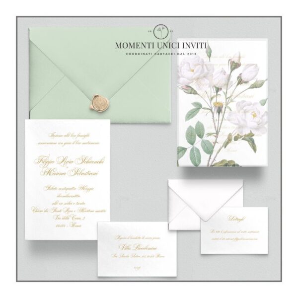 Imperdibile Promozione partecipazioni matrimonio mod. pantasilea