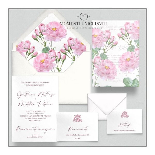 Imperdibile Promozione partecipazioni matrimonio mod. venus