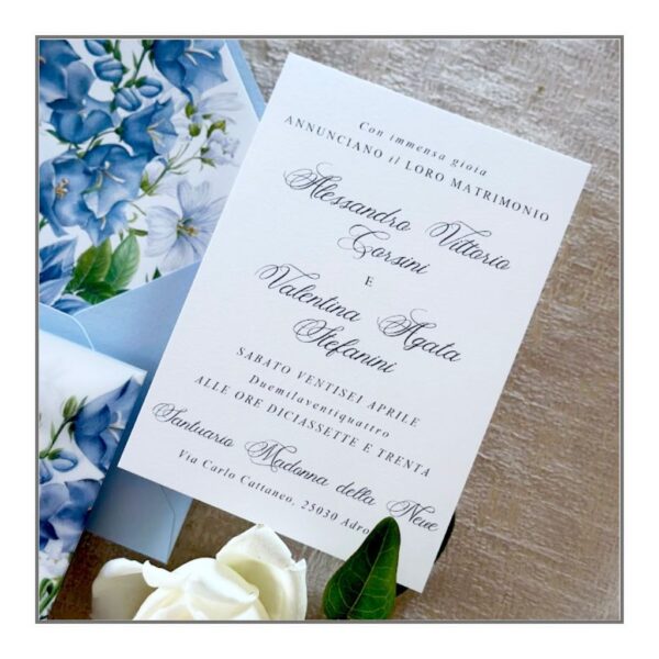 partecipazioni di matrimonio eleganti con fiori momenti unici inviti