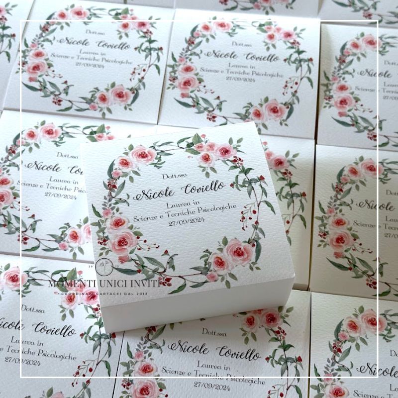 bomboniere laurea con confetti