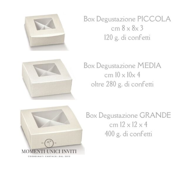 box degustazione 3 misure
