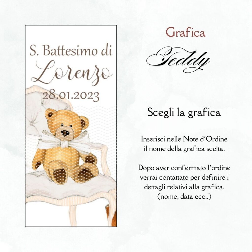 momenti unici inviti box degustazione 31 confetti battesimo grafica coniglietto tippy