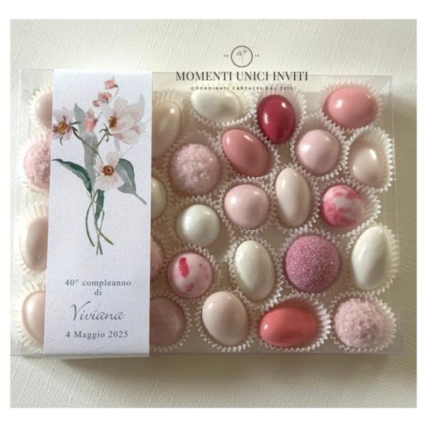 momenti unici inviti box degustazione 31 confetti compleanno donna