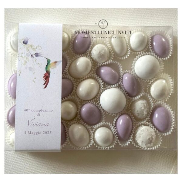 momenti unici inviti box degustazione 31 confetti compleanno donna