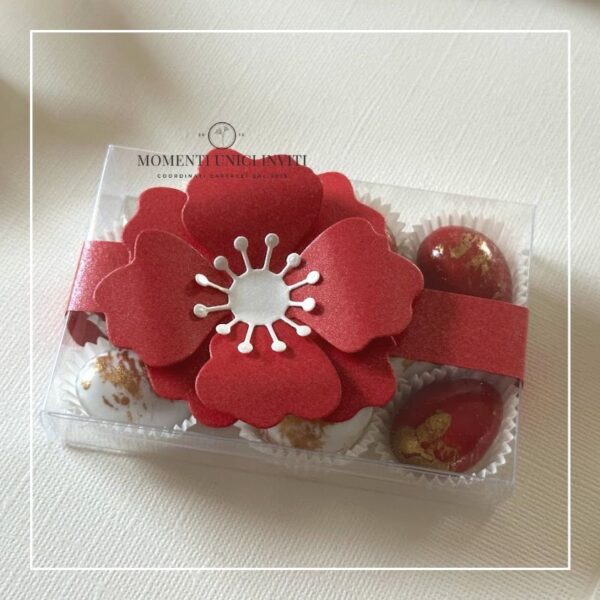 momenti unici inviti box degustazione 9 confetti laurea cresima anniversario Mucci