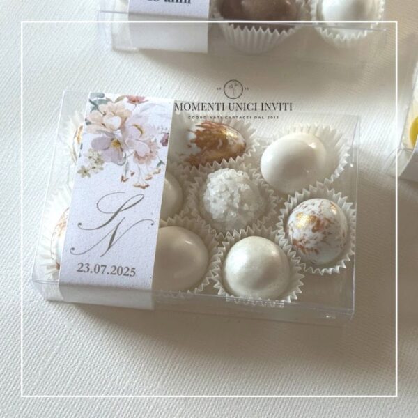 momenti unici inviti box degustazione 9 confetti matrimonio