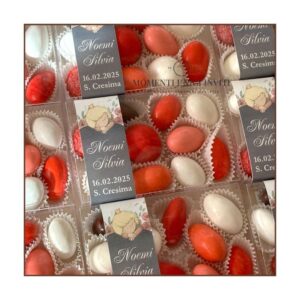 momenti unici inviti box degustazione 9 confetti pirottino cresima