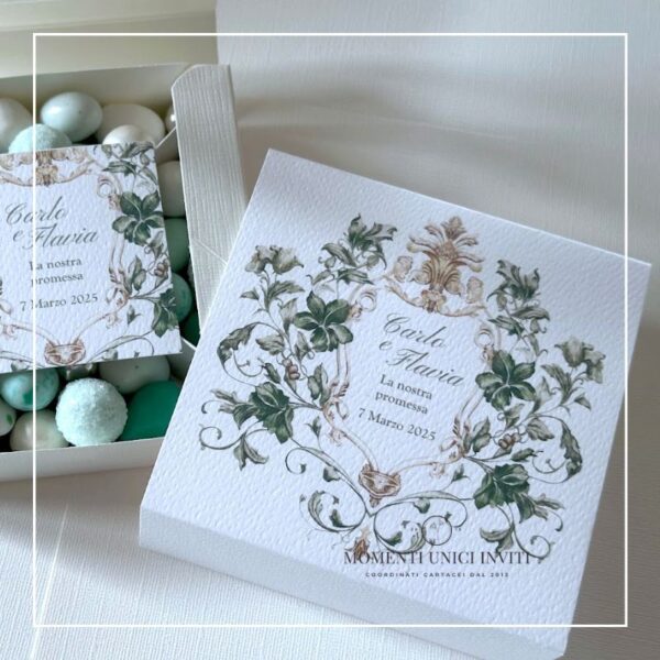 momenti unici inviti box degustazione confetti promessa matrimonio