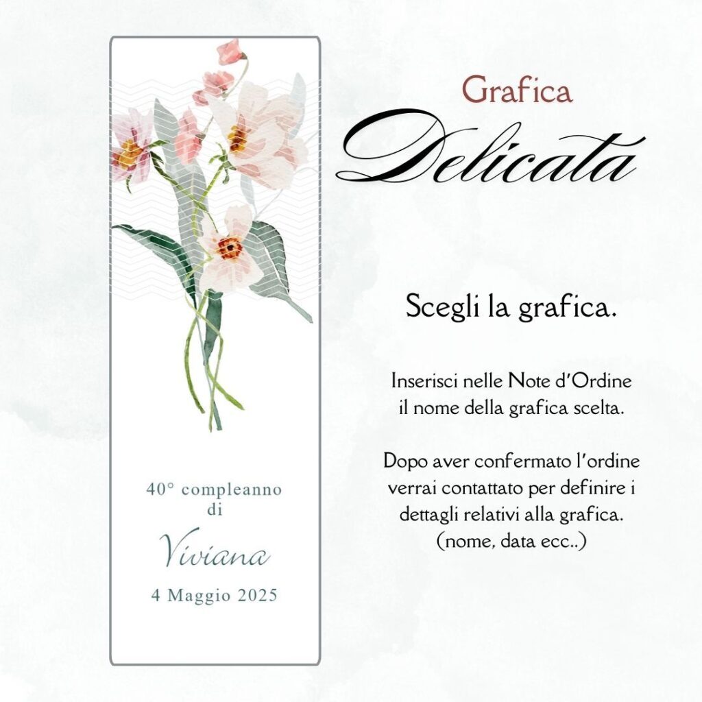 momenti unici inviti grafica per box degustazione confetti compleanno donna