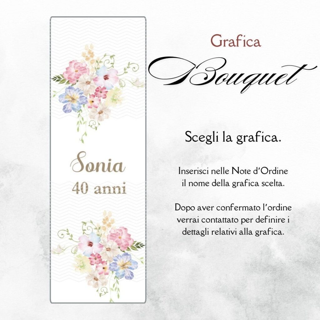 momenti unici inviti grafica per box degustazione confetti compleanno donna