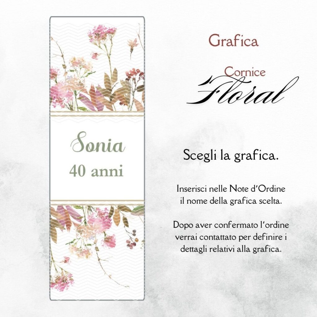 momenti unici inviti grafica per box degustazione confetti compleanno donna