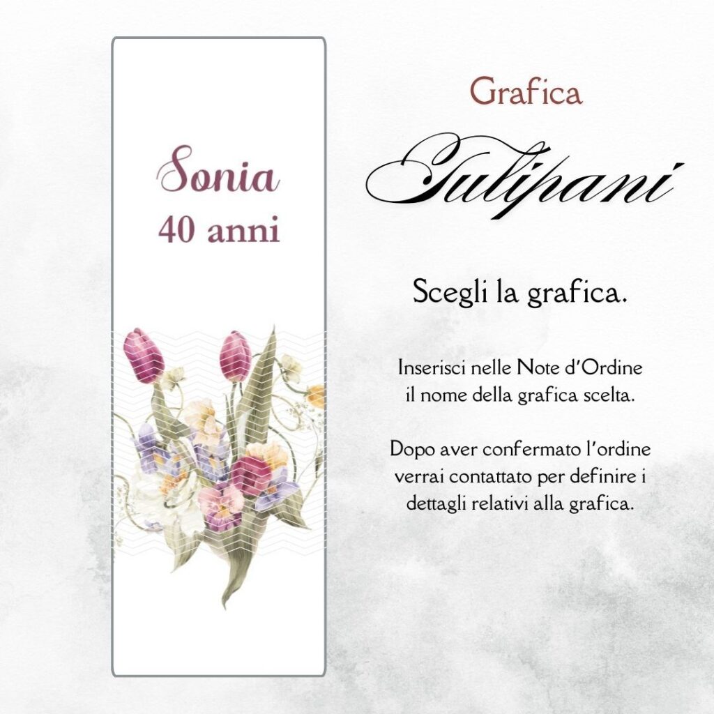 momenti unici inviti grafica per box degustazione confetti compleanno donna