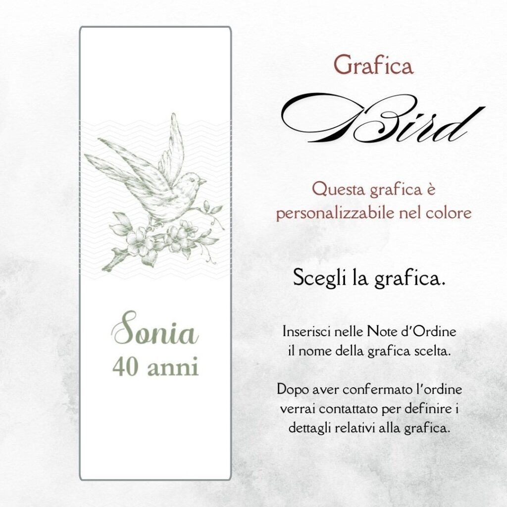momenti unici inviti grafica per box degustazione confetti compleanno donna