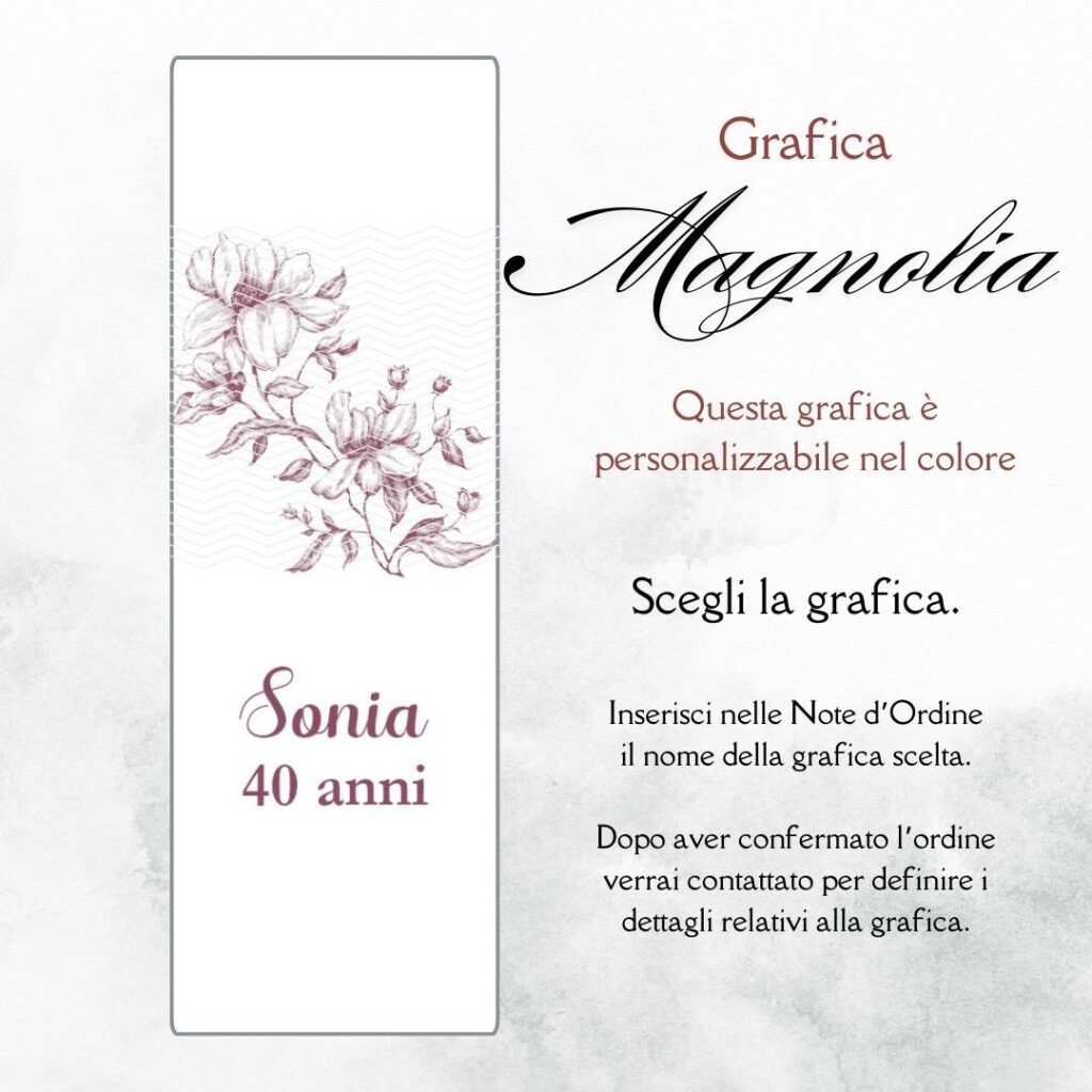 momenti unici inviti grafica per box degustazione confetti compleanno donna