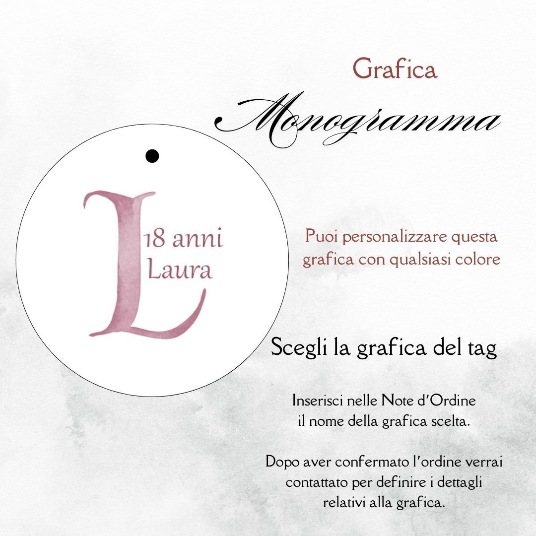 momenti unici inviti grafica per tag tondo astuccio confetti millecolori