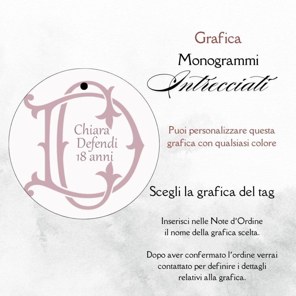 momenti unici inviti grafica per tag tondo astuccio confetti millecolori