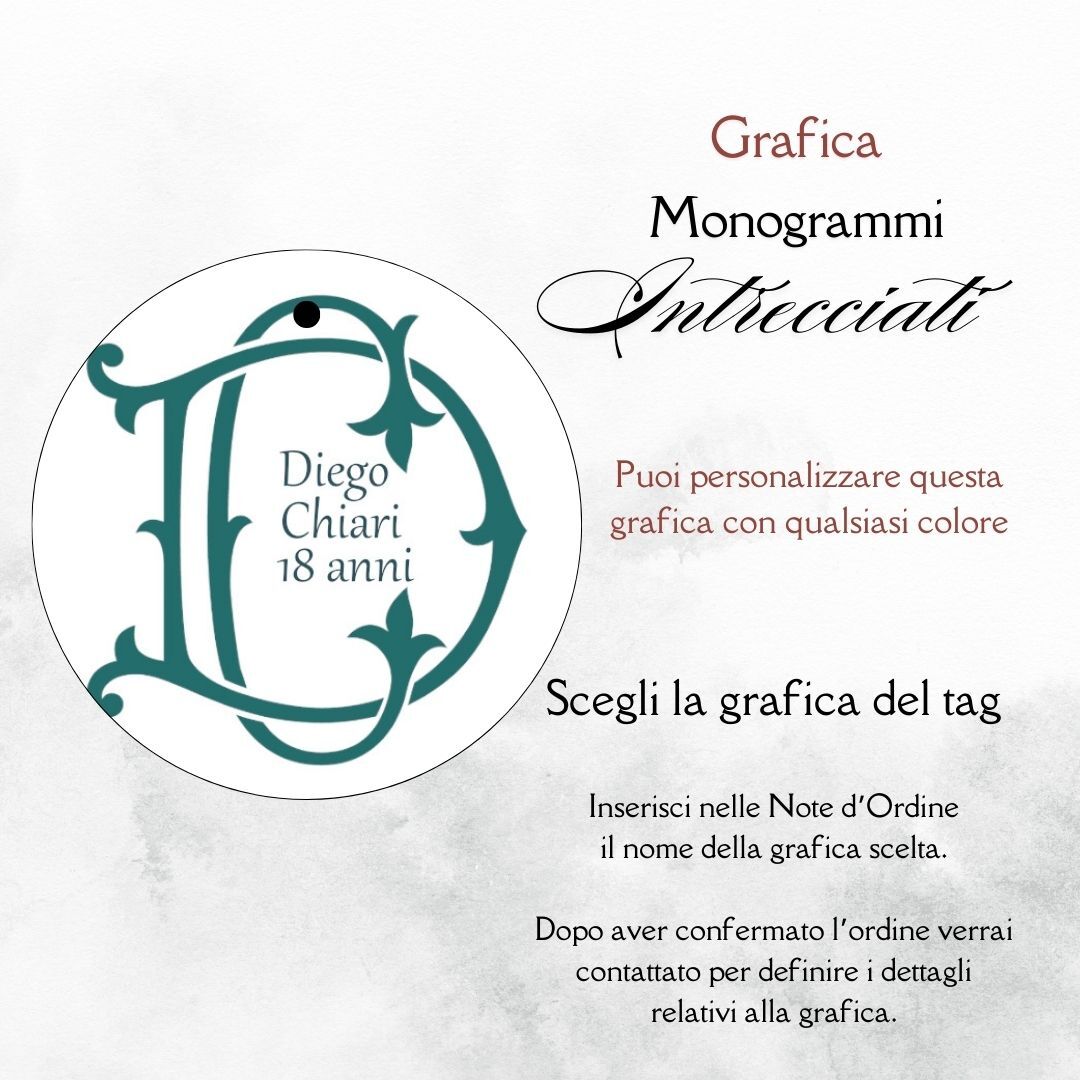 momenti unici inviti grafica per tag tondo astuccio confetti millecolori