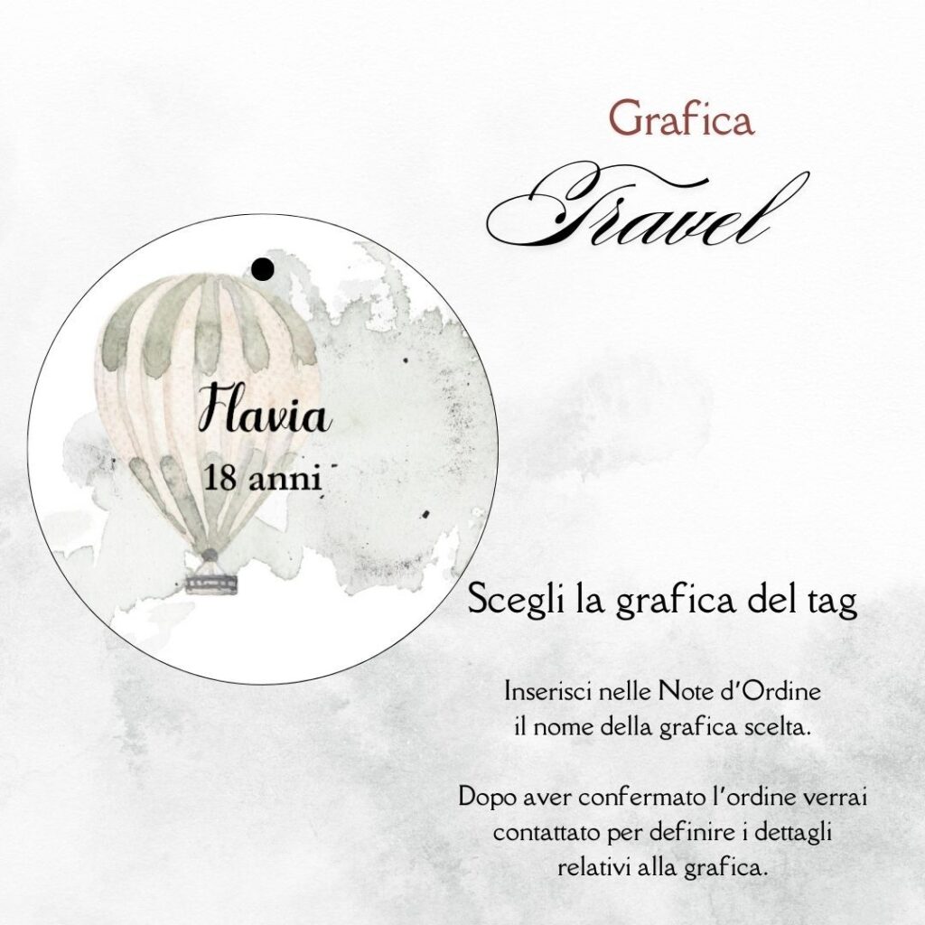 momenti unici inviti grafica per tag tondo astuccio confetti millecolori