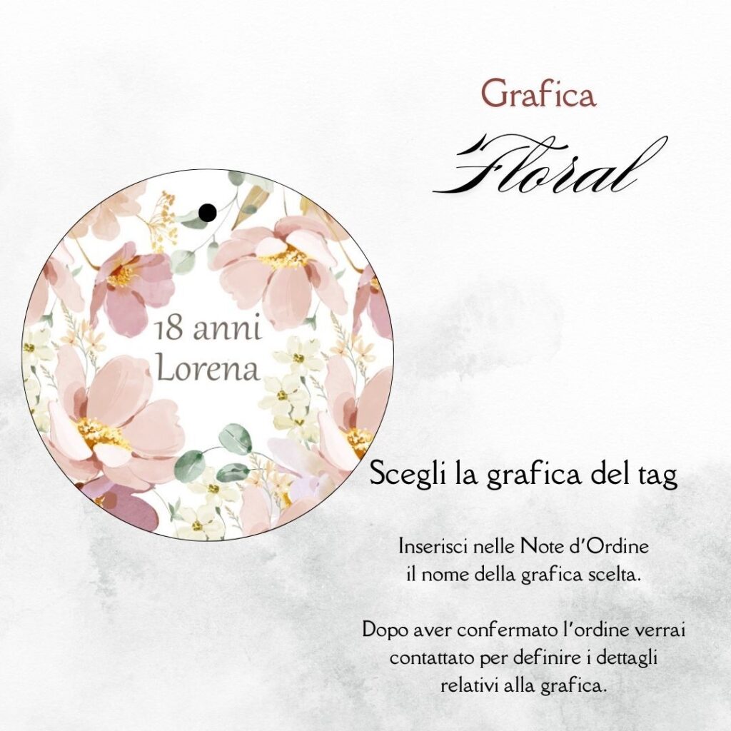 momenti unici inviti grafica per tag tondo astuccio confetti millecolori