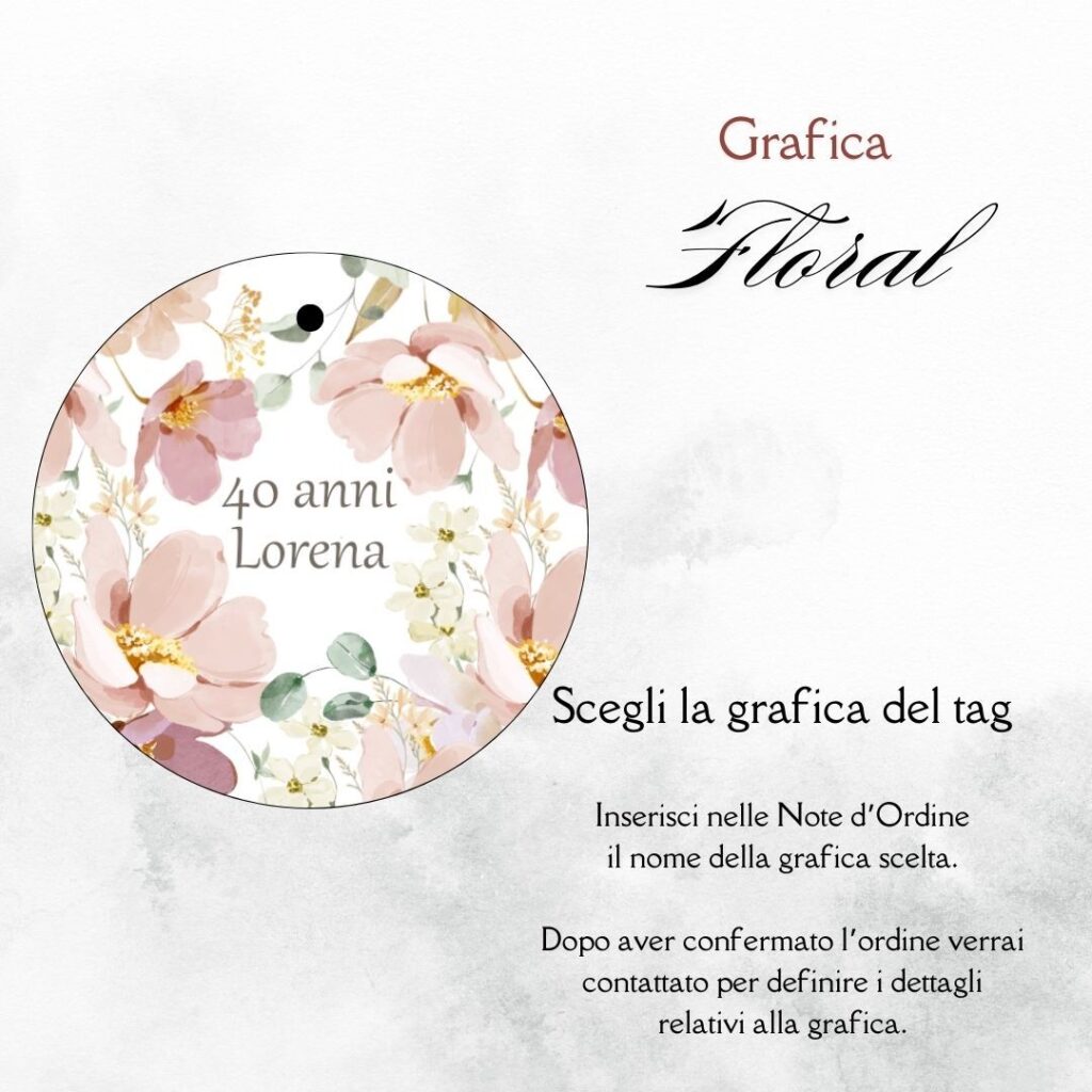 momenti unici inviti grafica per tag tondo astuccio confetti millecolori compleanno