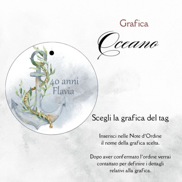 momenti unici inviti grafica per tag tondo astuccio confetti millecolori compleanno
