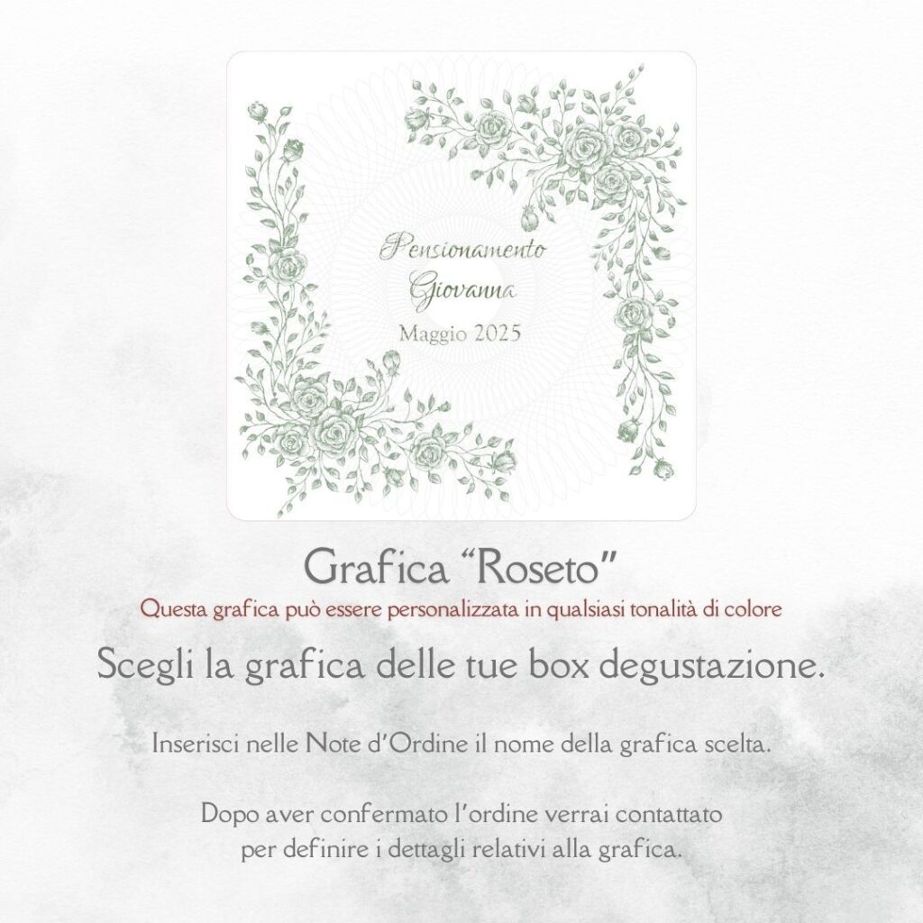 momenti unici inviti grafica personalizzata box degustazione confetti pensionamento pensione
