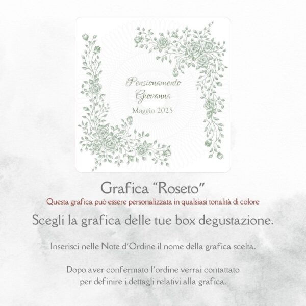momenti unici inviti grafica personalizzata box degustazione confetti pensionamento pensione