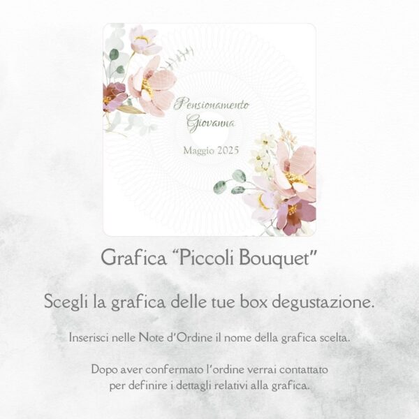 momenti unici inviti grafica personalizzata box degustazione confetti pensionamento pensione