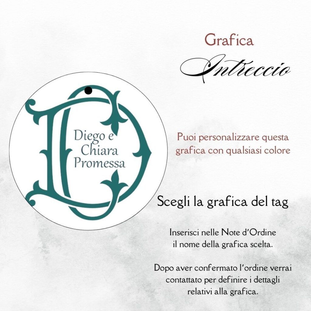 momenti unici inviti grafica tag tondo porta confetti