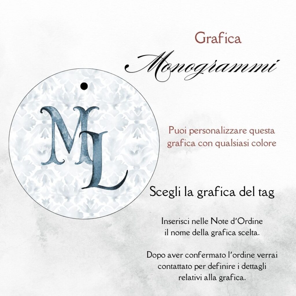 momenti unici inviti grafica tag tondo porta confetti