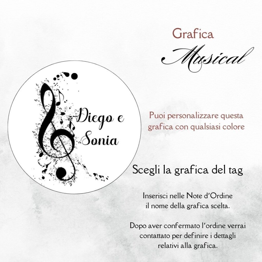 momenti unici inviti grafica tag tondo porta confetti