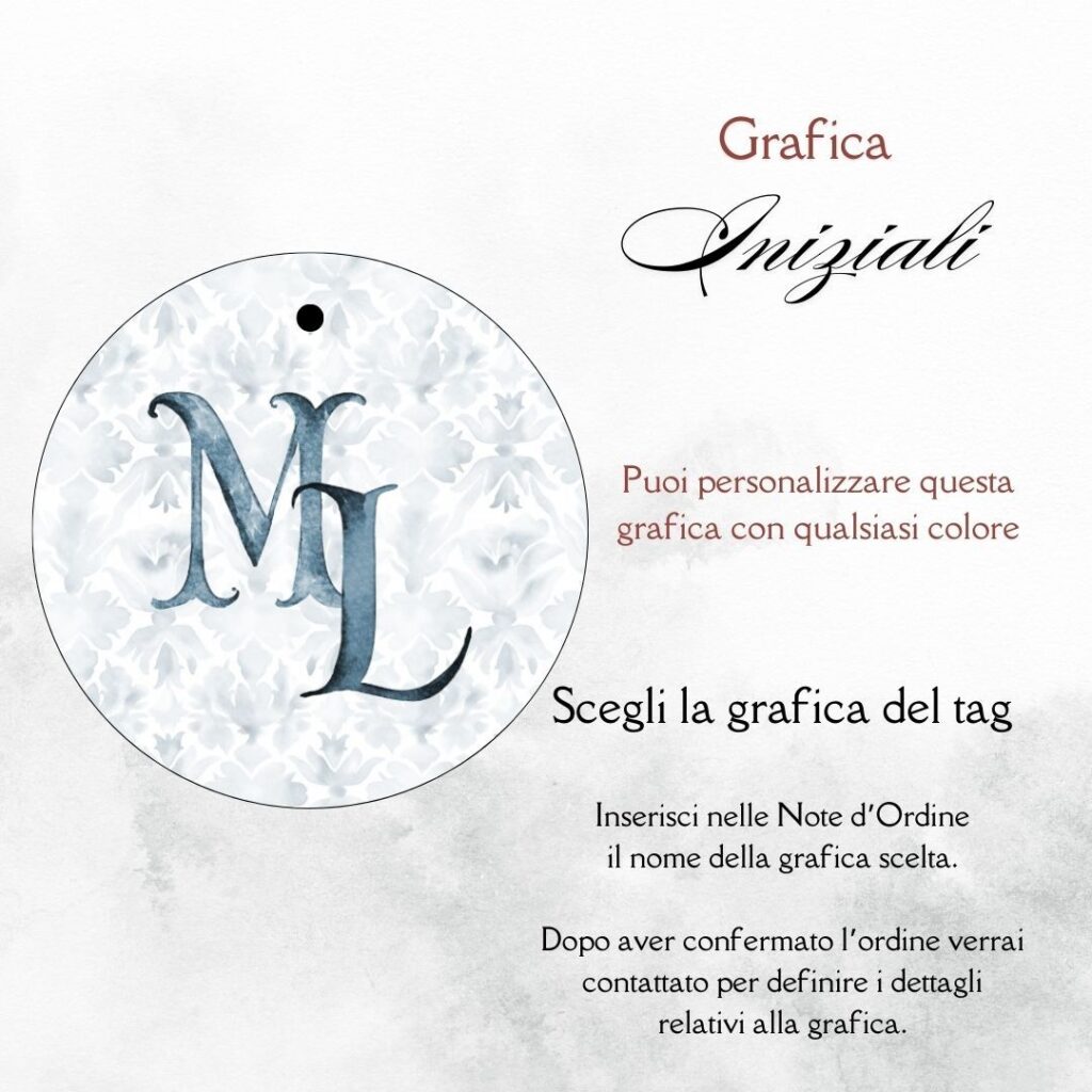 momenti unici inviti grafica tag tondo porta confetti