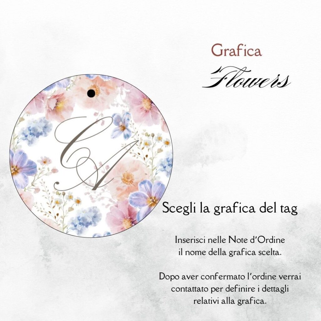 momenti unici inviti grafica tag tondo porta confetti pensione