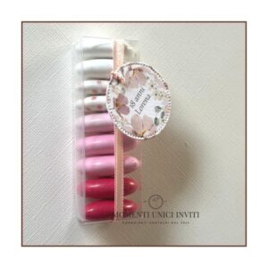 momenti unici inviti - tubo millecolori 9 confetti 18 anni lei