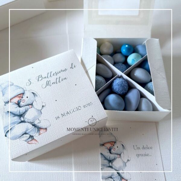 momenti unici inviti box degustazione confetti battesimo dolci nanne bimbo
