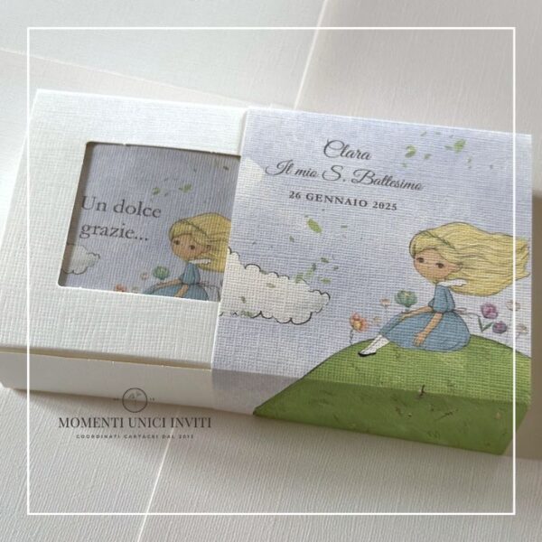 momenti unici inviti box degustazione confetti battesimo e prima comunione alice nel paese delle meraviglie